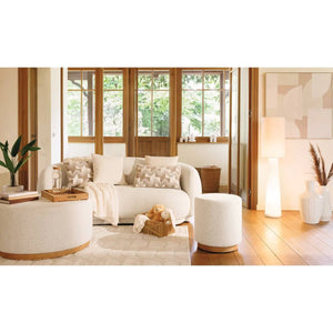 Лампион atmosphera Solal, Текстил, Бял, 124 cm