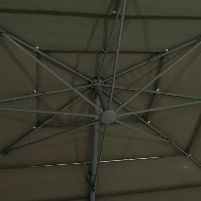 Градински чадър със странична стойка Hesperide Melhia Multi, Накланящ се