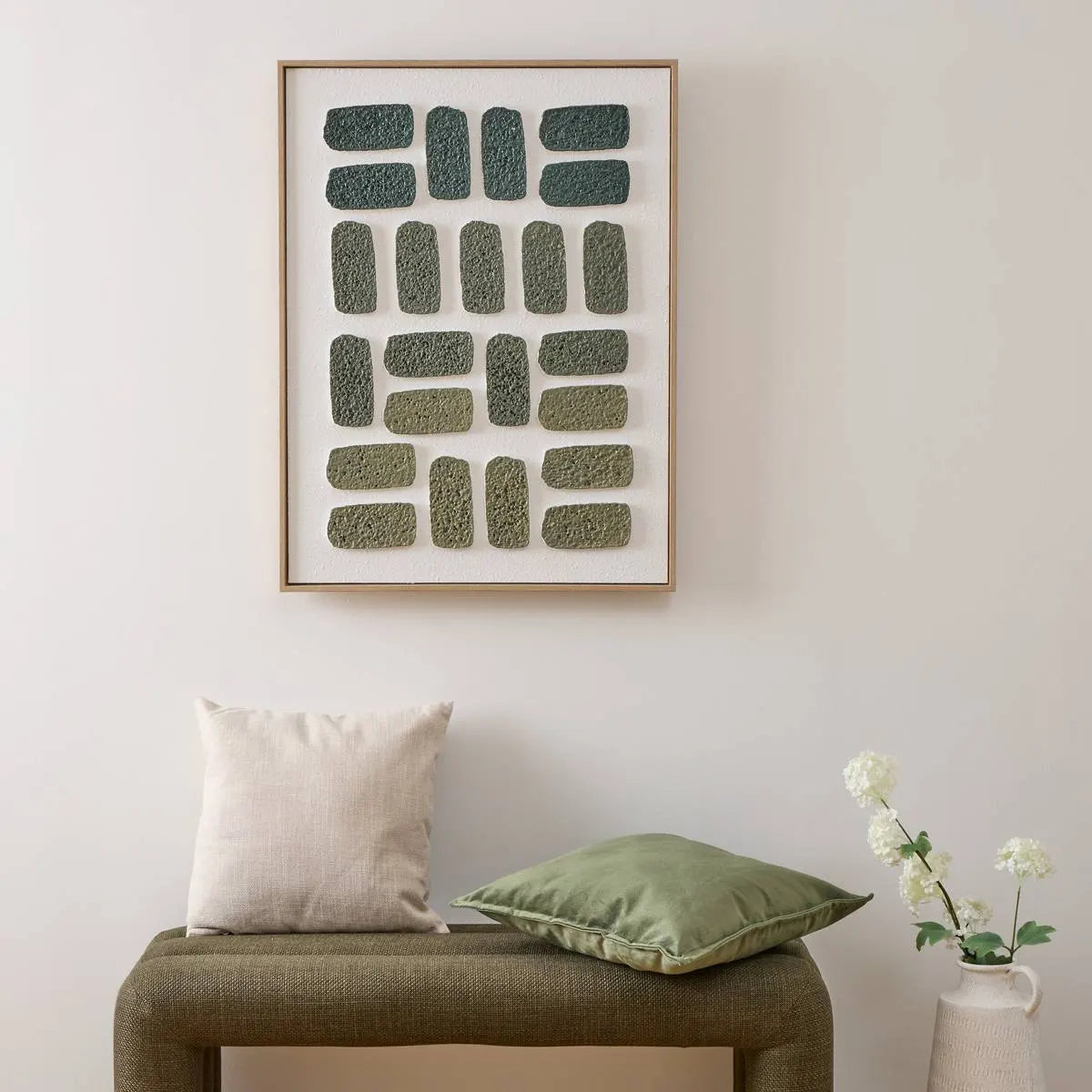 Картина 3D atmosphera Aladji, Платно 60x80 см, Зелено