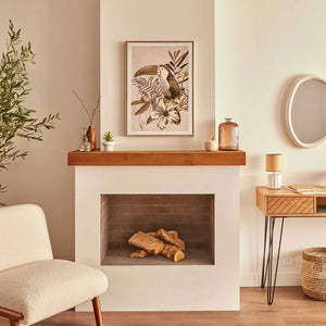 Картина atmosphera Rafi, Принт на платно 50x70 см, Тукан, Ефект алуминий