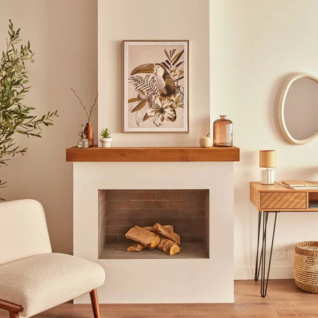 Картина atmosphera Rafi, Принт на платно 50x70 см, Тукан, Ефект алуминий