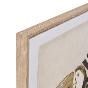 Картина atmosphera Rafi, Принт на платно 50x70 см, Тукан, Ефект алуминий