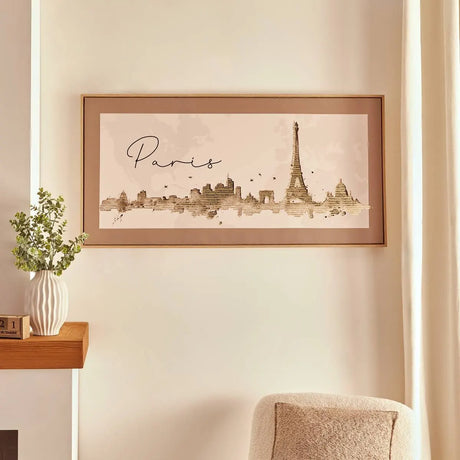 Картина atmosphera Marlow, Принт на платно 116x58 см, Ефект алуминий