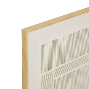 Картина с рамка atmosphera Idrissa, Принт на платно 58x58 см, Ефект алуминий