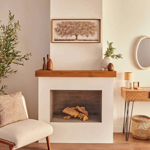 Картина с рамка atmosphera Eka, Дърво 78x38 см, Ефект алуминий