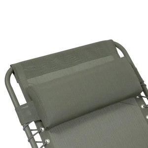 Шезлонг Hesperide Lunivia, Алуминий и Тексалин, Цвят Глина