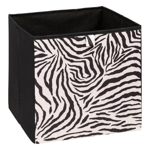 Кутия за съхранение 5five Mix & Modul Zebra, 31x31 cm