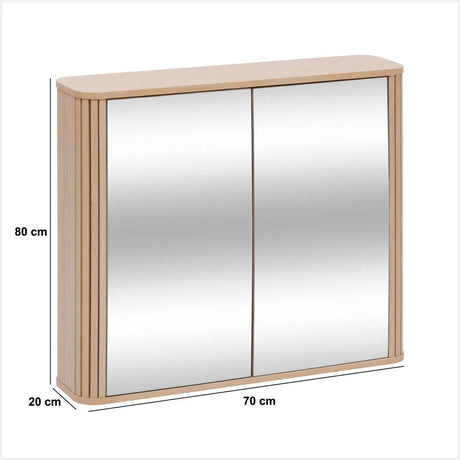 Шкаф с огледало 5five Liora, Двоен