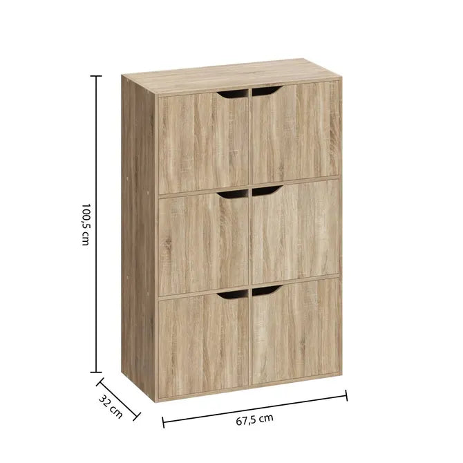 Рафт 5five Mix'n Modul Natural Door, 6 отделения