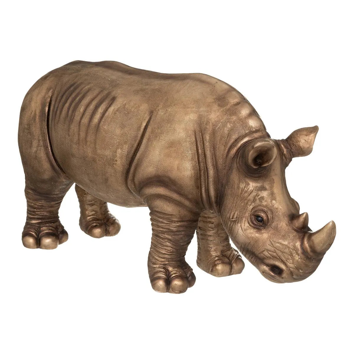 Figură decorativă Atmosphera Rino, lemn de mango, 45 cm