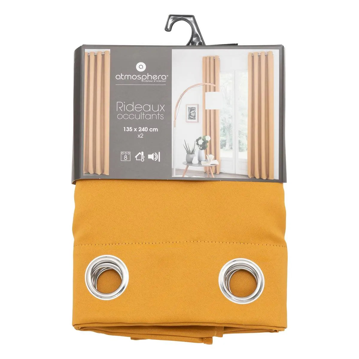 Комплект блекаут завеси atmosphera, 135x240 cm, 2 бр
