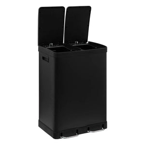 Кош за рециклиране 5five Ariane, Метал, 2x30 L