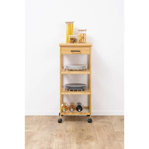 Кухненска количка 5five Linha, Малка, Бамбук