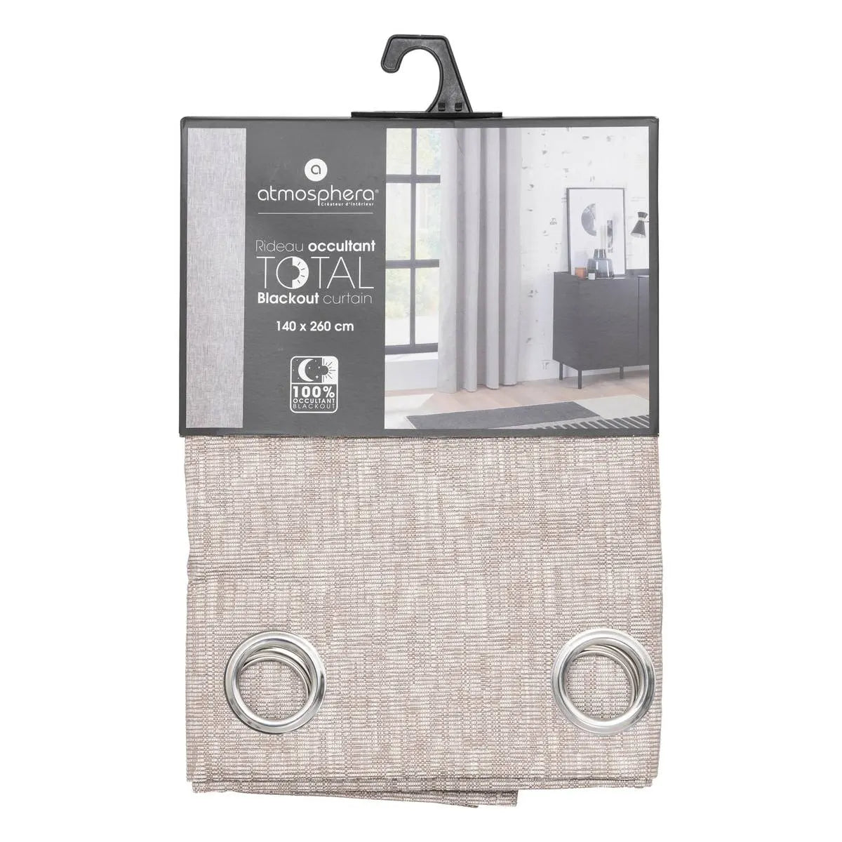 Блекаут завеса пълна atmosphera Pio, 140x260 cm