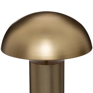 Лампион atmosphera Mushroom Cylinder, Метал, Златен, 97 cm