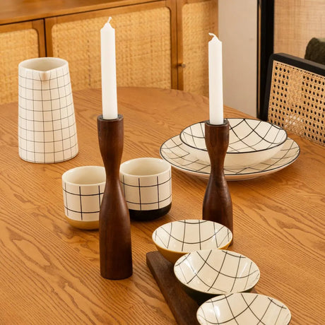 Свещник atmosphera Le Cafe Bordelais, Метал, 25 cm, 2 бр