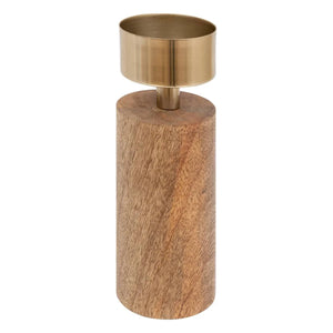 Свещник atmosphera Tropical Boudoir, Дърво, 22 cm, 2 бр