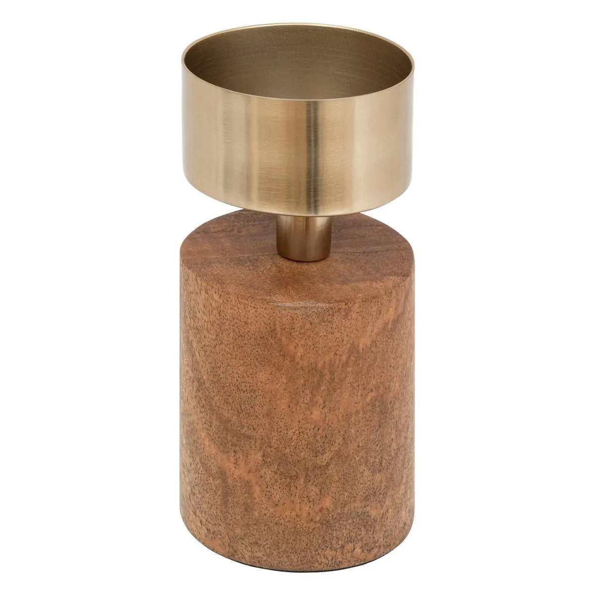 Свещник atmosphera Tropical Boudoir, Дърво, 22 cm, 2 бр