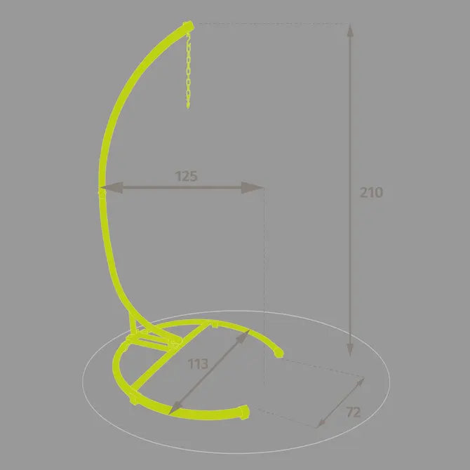 Стойка за висящо кресло Hesperide Panao