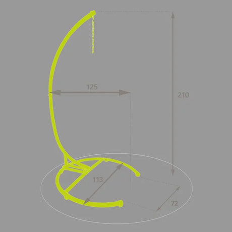 Стойка за висящо кресло Hesperide Panao