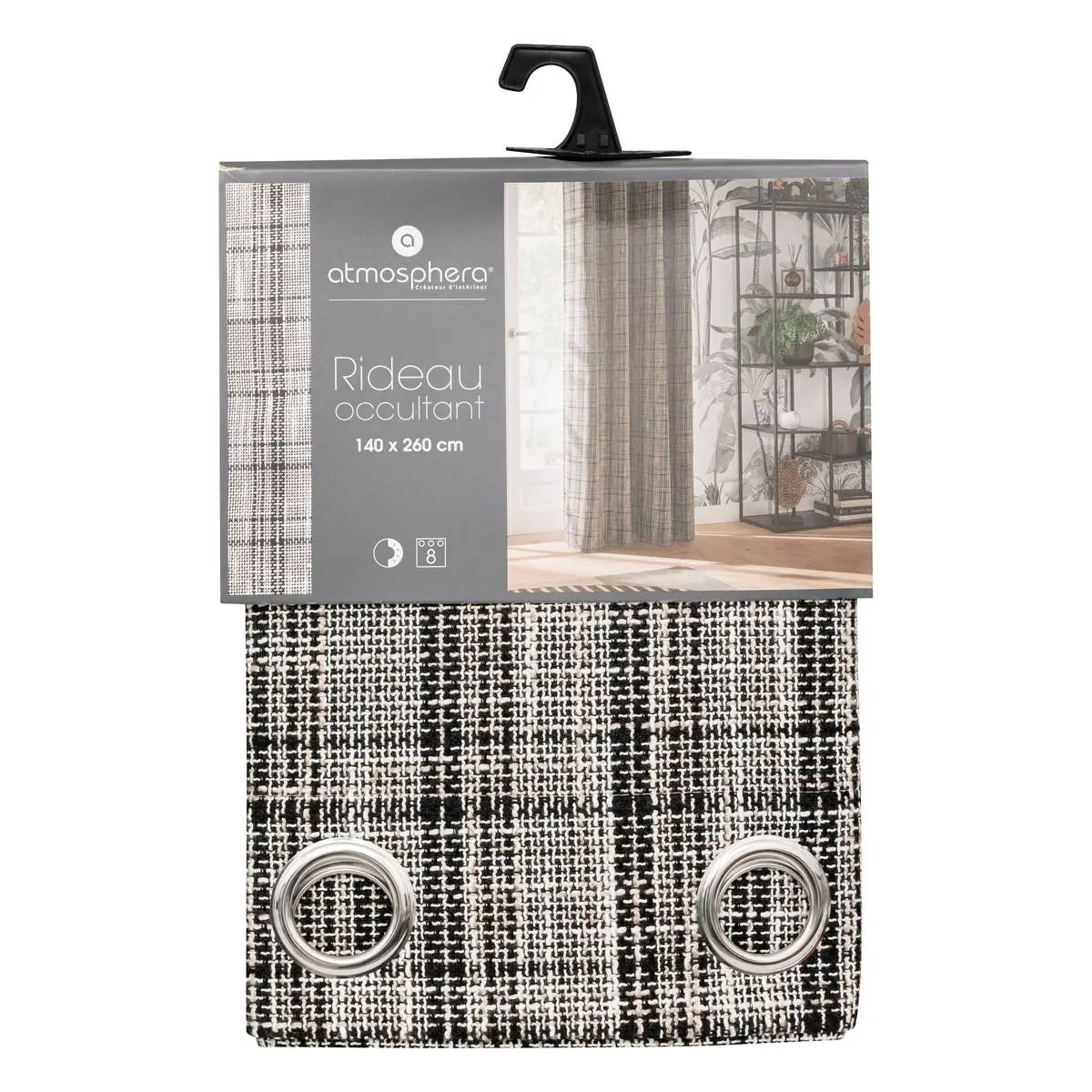 Блекаут завеса atmosphera Seth, 140x260 cm