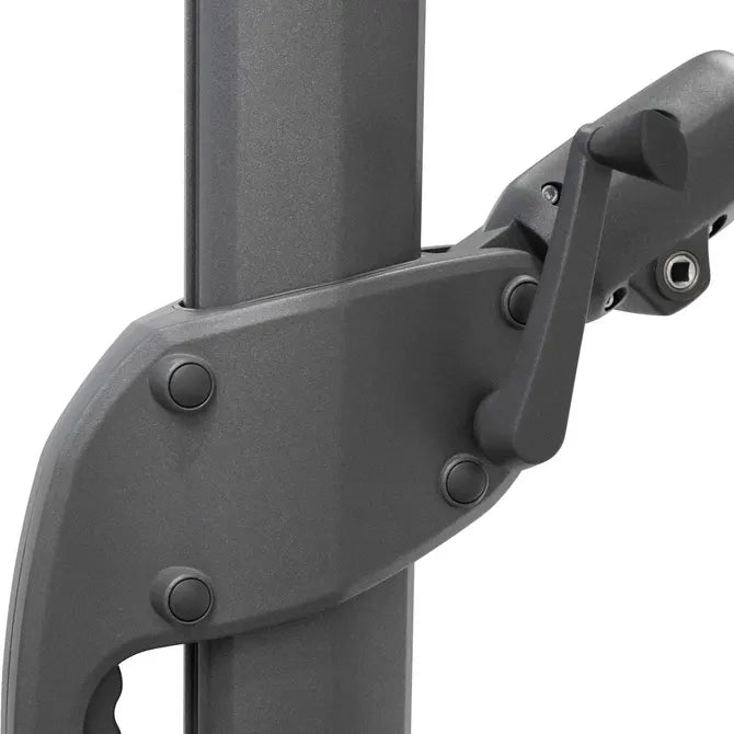 Градински чадър със странична стойка Hesperide Melhia, Накланящ се, Olefin, 3x3 m