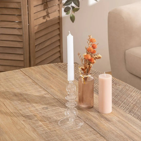 Свещник atmosphera Bubble, Стъкло, 22 cm