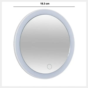 Oglindă de baie 5five, LED, Plastic, Rotativă