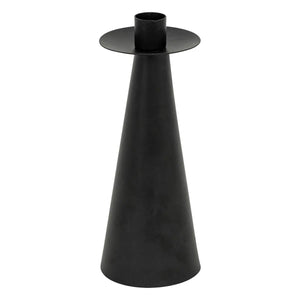 Свещник atmosphera Aut, Метал, Черен, 24 cm, 2 бр