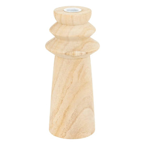 Свещник atmosphera Uma, Дърво, 24 cm, 2 бр