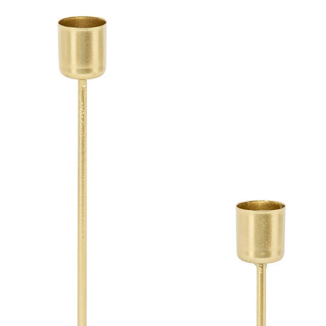 Свещник atmosphera Margy, Метал, Златен, 20 cm