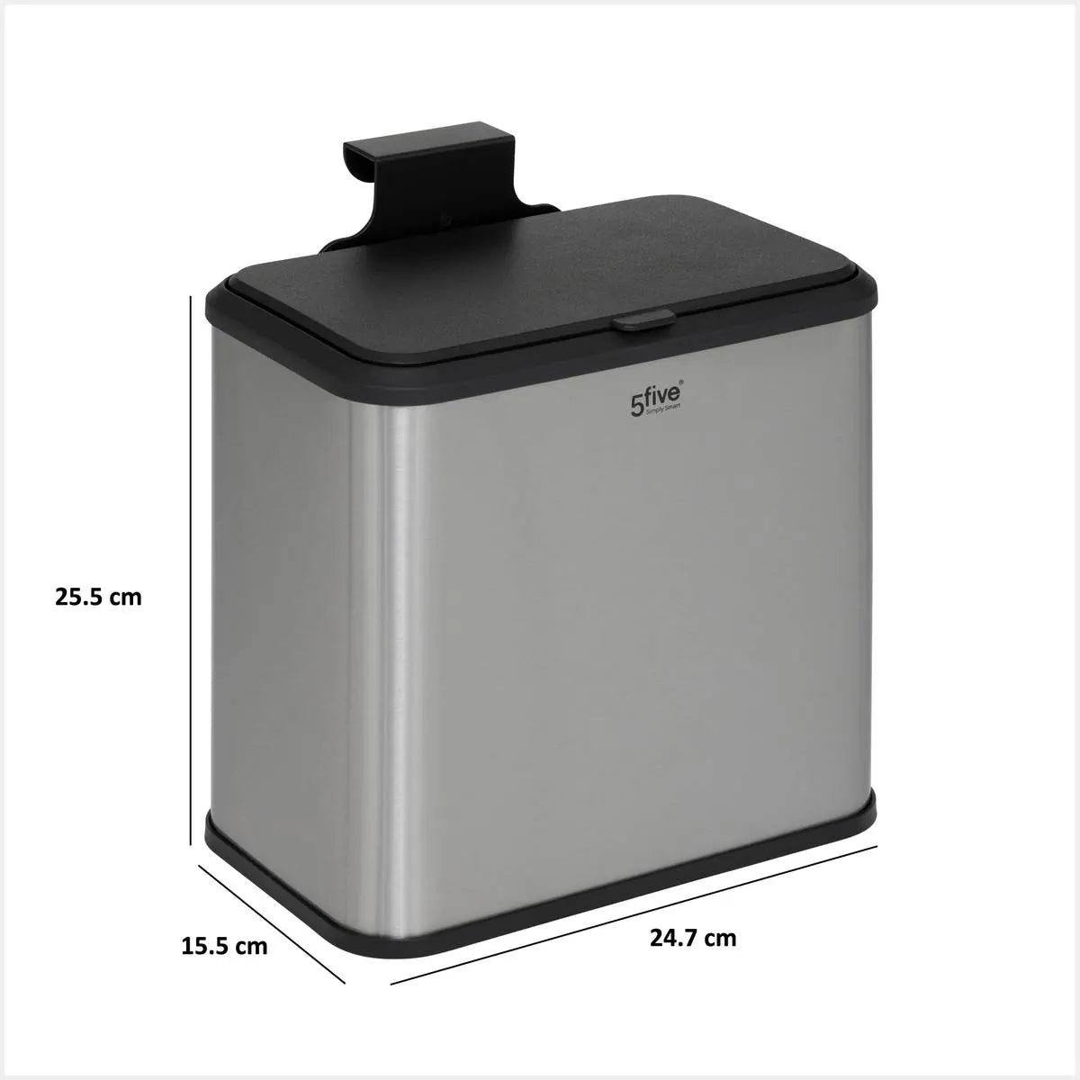 Кош за компост 5five, Инокс, 5 l