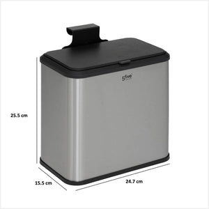 Кош за компост 5five, Инокс, 5 l