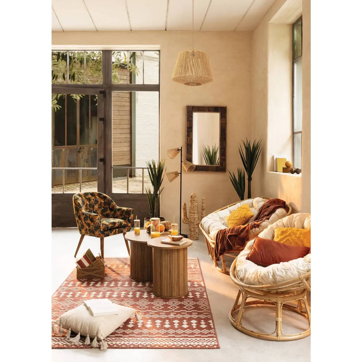 Лампион atmosphera Giada, Метал, Черен, 150 cm