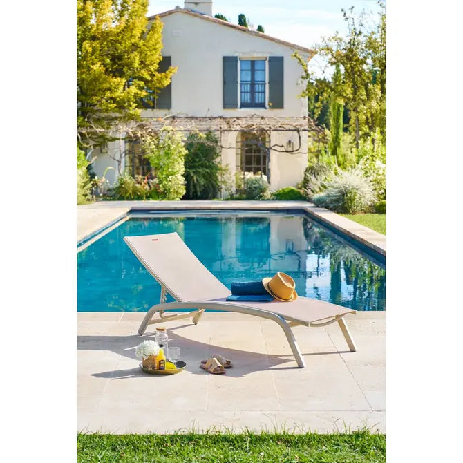 Сгъваем шезлонг Hesperide Bonao, Алуминий