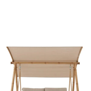 Двуместна люлка Hesperide Baroe, Дървесен ефект, Цвят Лен