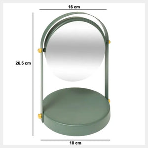 Oglindă de baie 5five Ficus, rotundă, Pivot Duo