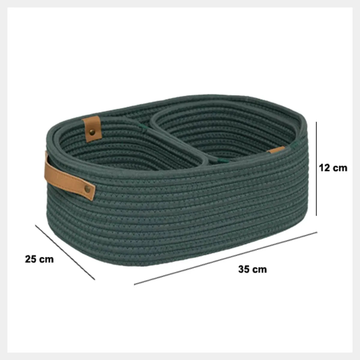 Сет кош за съхранение 5five Ficus, 3 бр