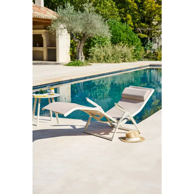 Сгъваем шезлонг Hesperide Decima, Алуминий
