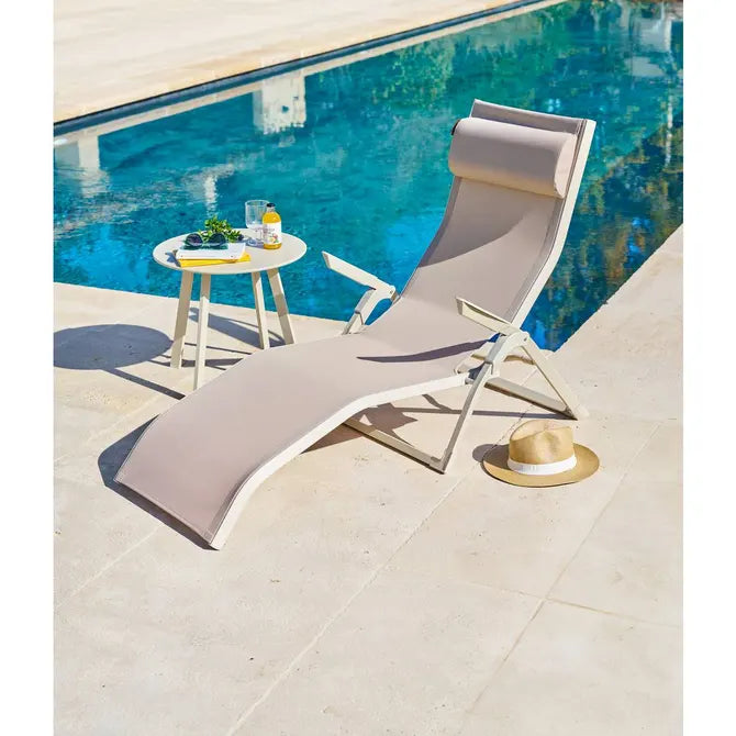 Сгъваем шезлонг Hesperide Decima, Алуминий