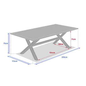 Градинска маса Hesperide Axiome