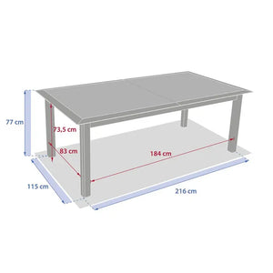Градинска маса Hesperide Allure