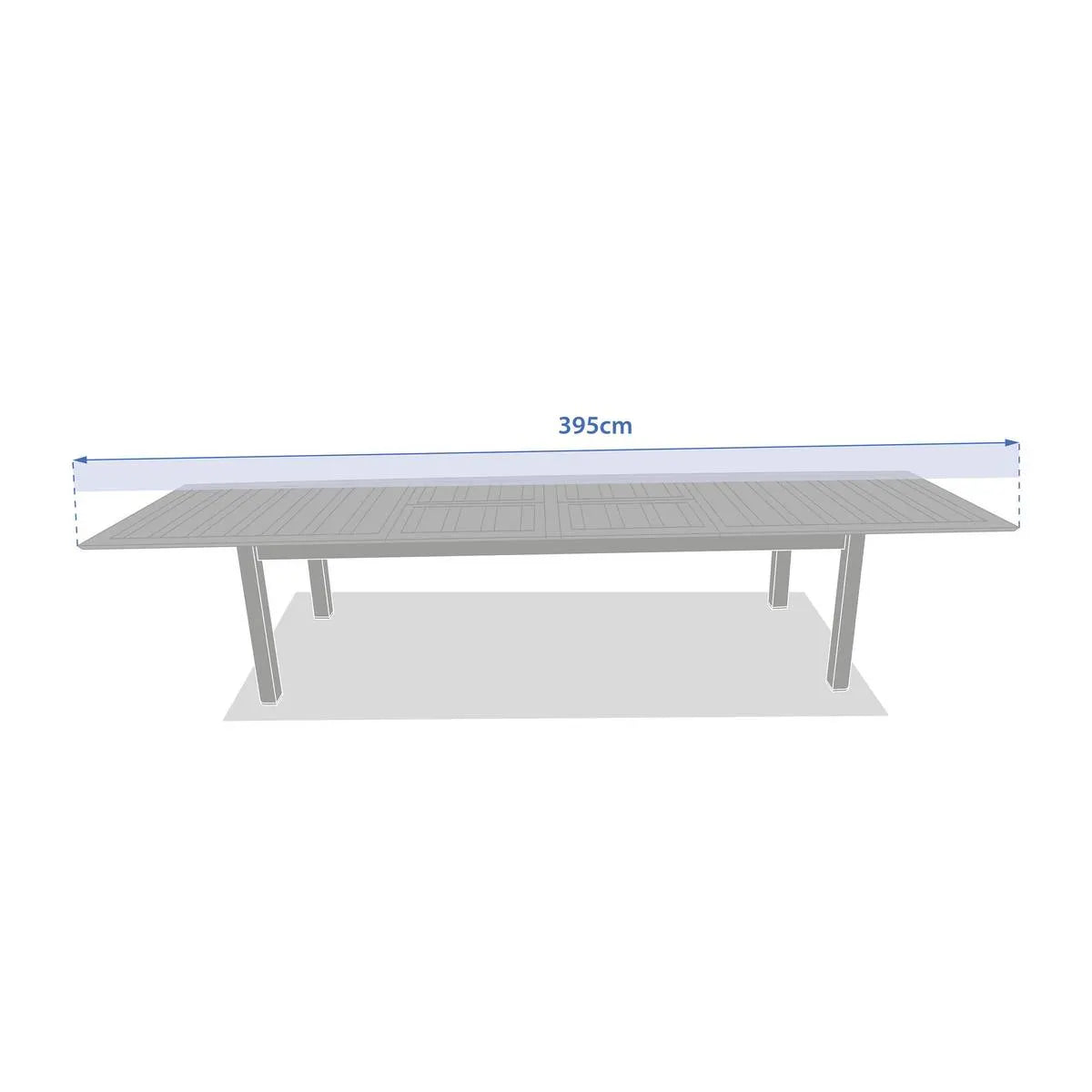 Градинска маса Hesperide Miceira, Разтегателна