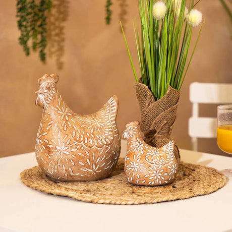 Декоративна фигура atmosphera Linda, Смола Бежов, 11 cm