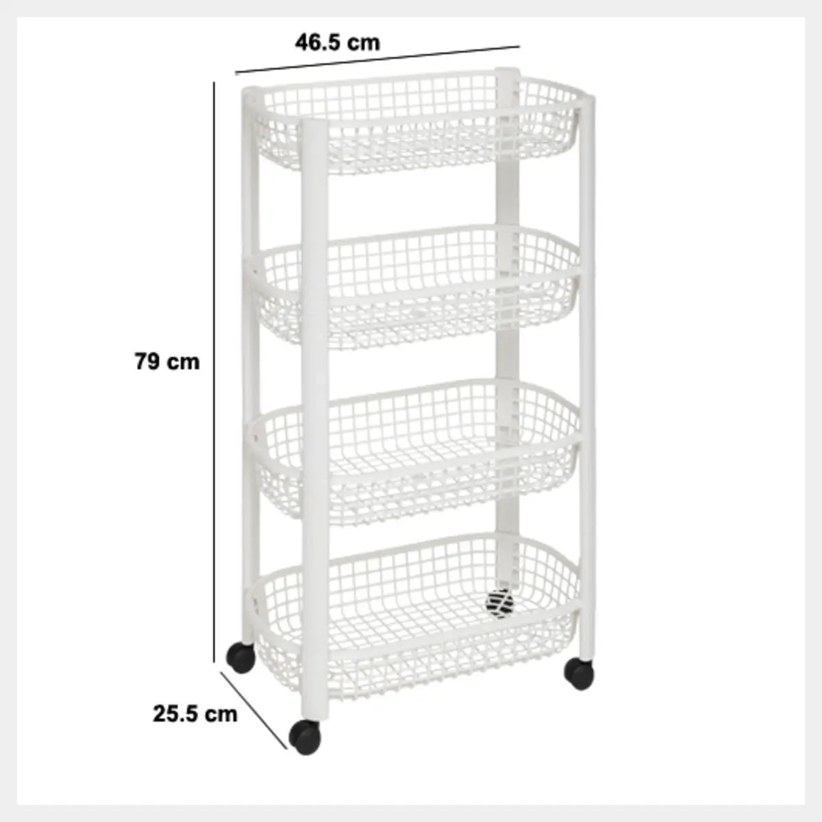 Кухненска количка 5five, 4 нива