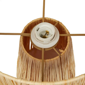 Настолна лампа atmosphera Orane, 34 cm, Рафия