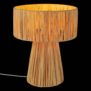 Настолна лампа atmosphera Orane, 34 cm, Рафия