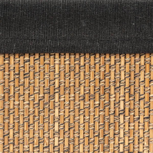 Комплект от 3 коша за съхранение 5five, Бамбук и плат, Черни