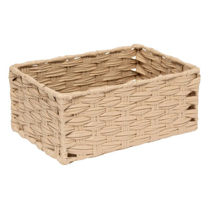 Комплект от 3 коша за съхранение 5five Tresse, PE, Високи, Бежови