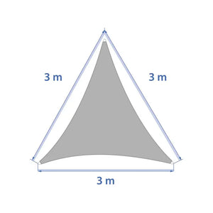 Слънцезащитно платно Hesperide Curacao Solar, Триъгълно, Пшеница